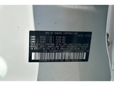 2020 Subaru Legacy Premium