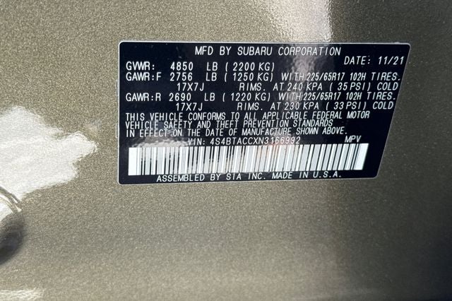 2022 Subaru Outback Premium
