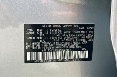 2022 Subaru Outback Limited