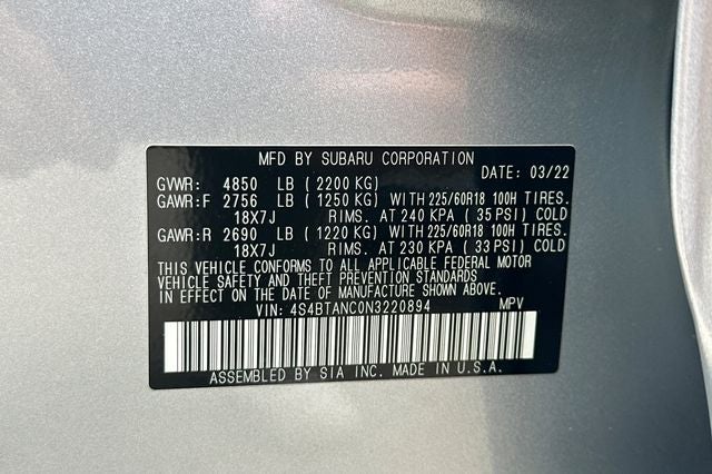 2022 Subaru Outback Limited