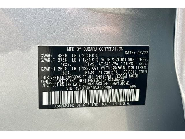 2022 Subaru Outback Limited