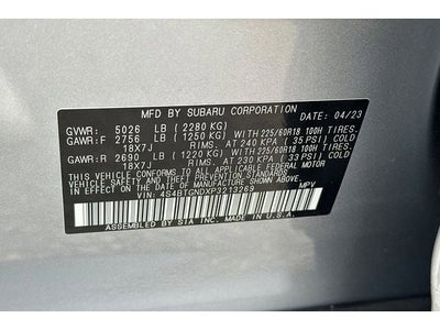 2023 Subaru Outback Limited XT