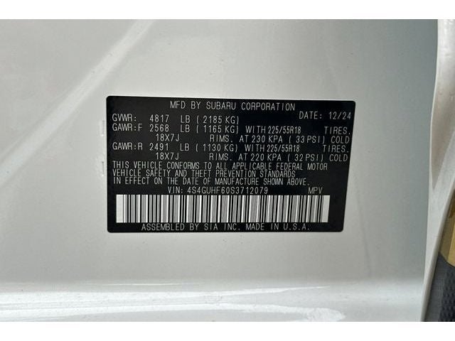 2025 Subaru Crosstrek Sport