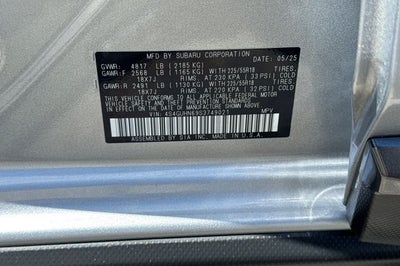 2025 Subaru Crosstrek Limited