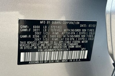 2022 Subaru Ascent Limited