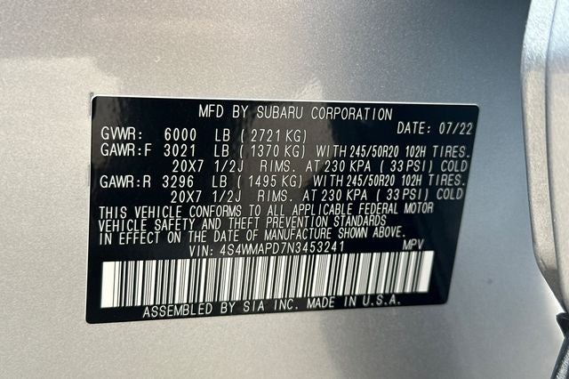 2022 Subaru Ascent Limited