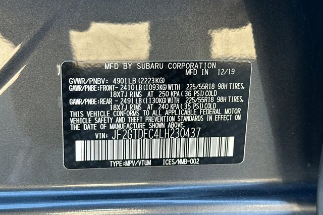 2020 Subaru Crosstrek Hybrid