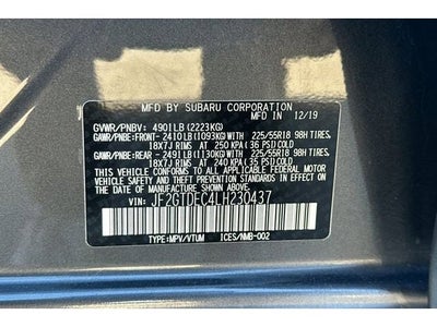 2020 Subaru Crosstrek Hybrid