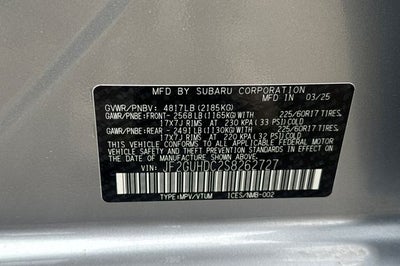 2025 Subaru Crosstrek Premium