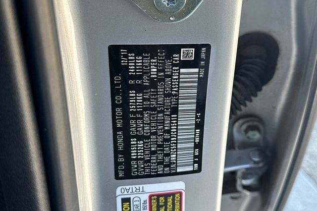 2018 Honda Clarity Plug-In Hybrid Touring