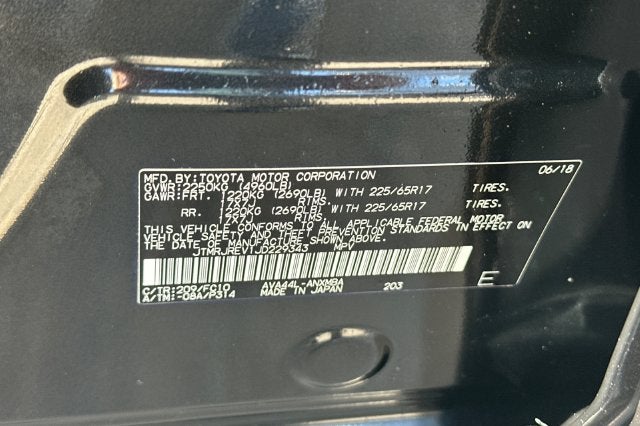 2018 Toyota RAV4 Hybrid LE
