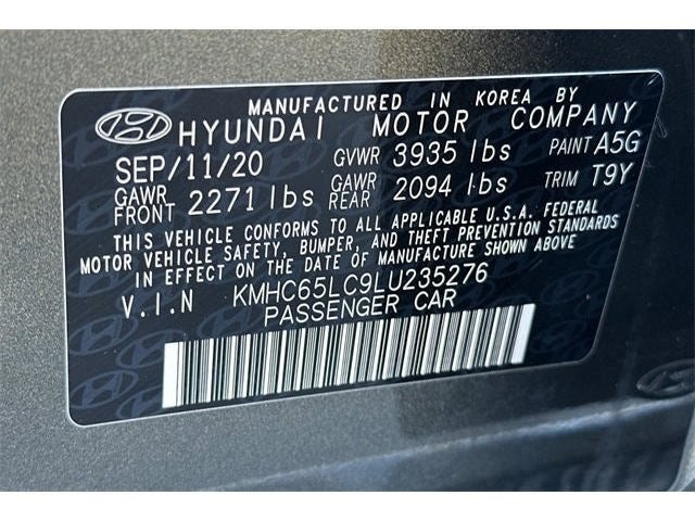 2020 Hyundai Ioniq Hybrid Blue