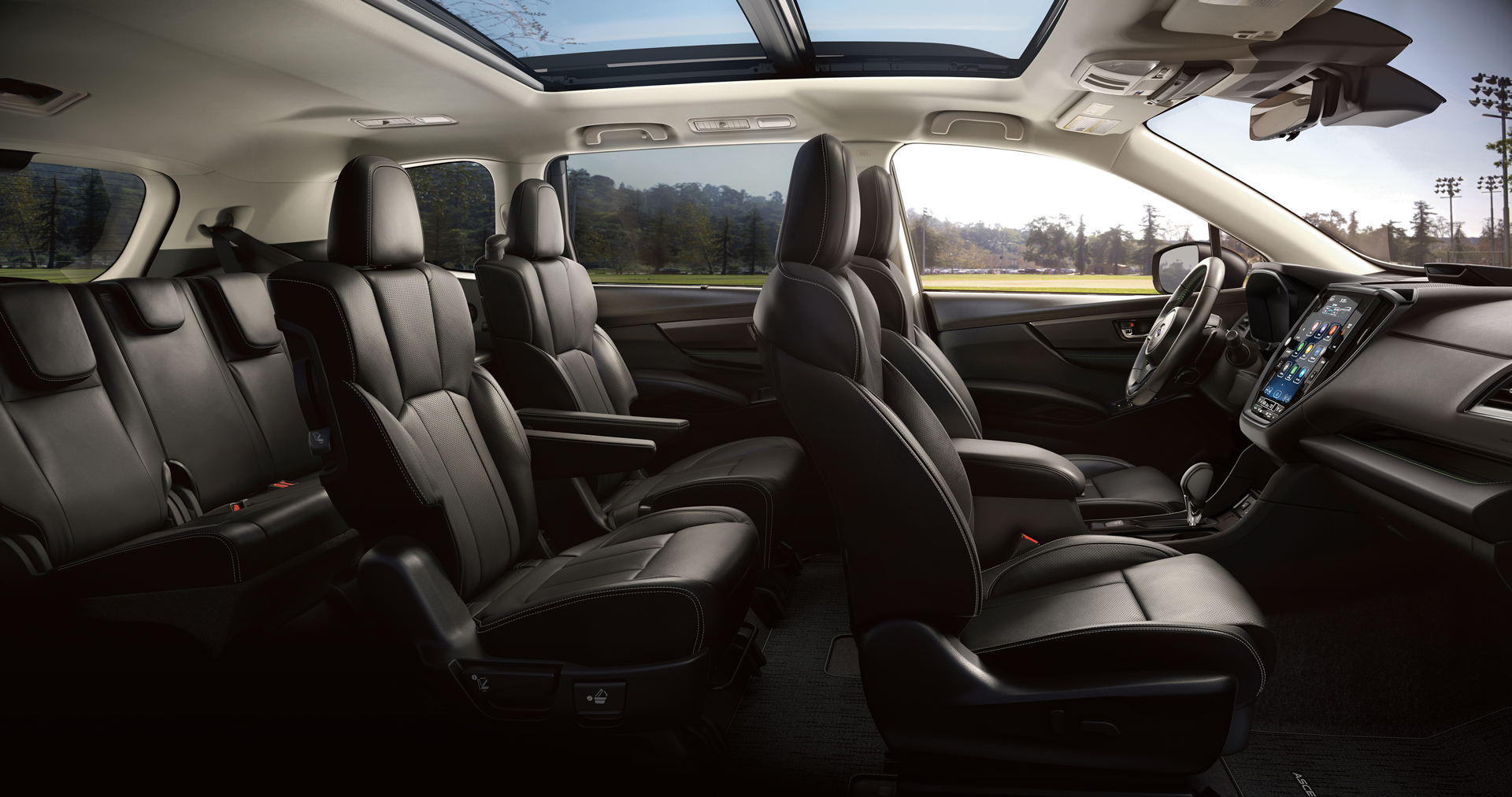 2025 Subaru Ascent Onyx Edition Touring 7 Passenger Shown in Slate Nappa Leather