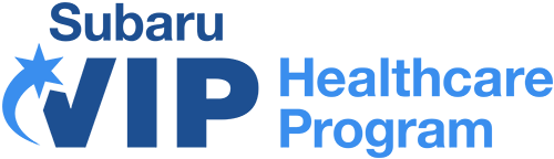 Subaru VIP Healthcare Program Logo.