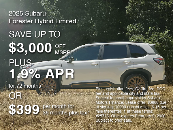 Forester Hybrid Jan 26