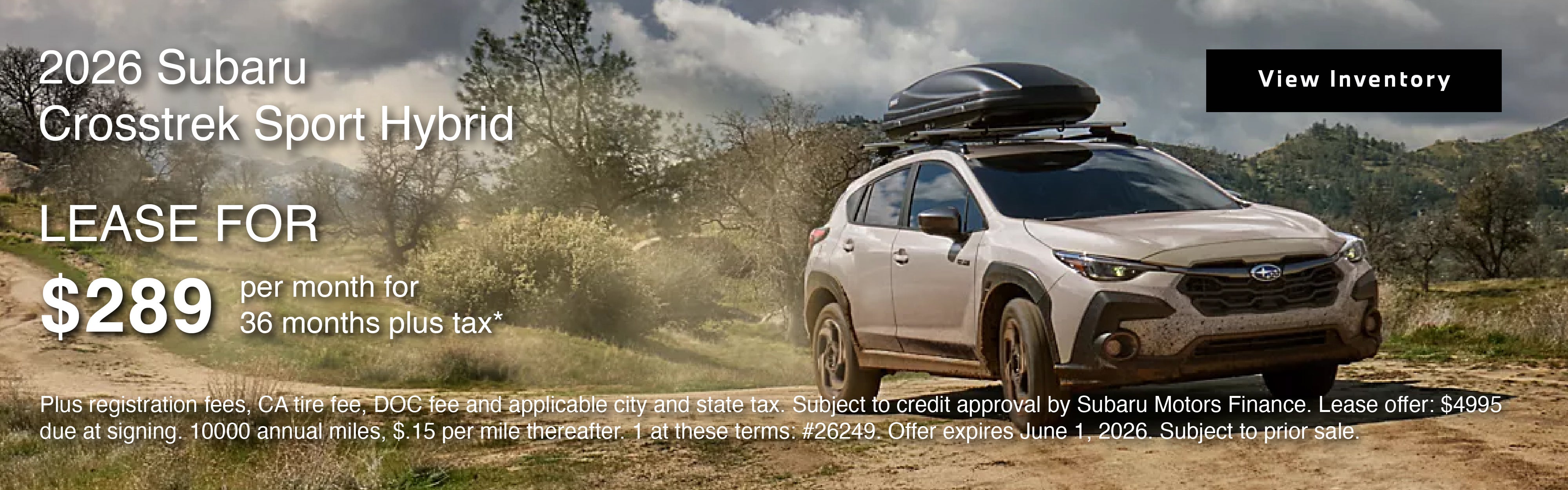 2026 SUBARU CROSSTREK SPORT HYBRID