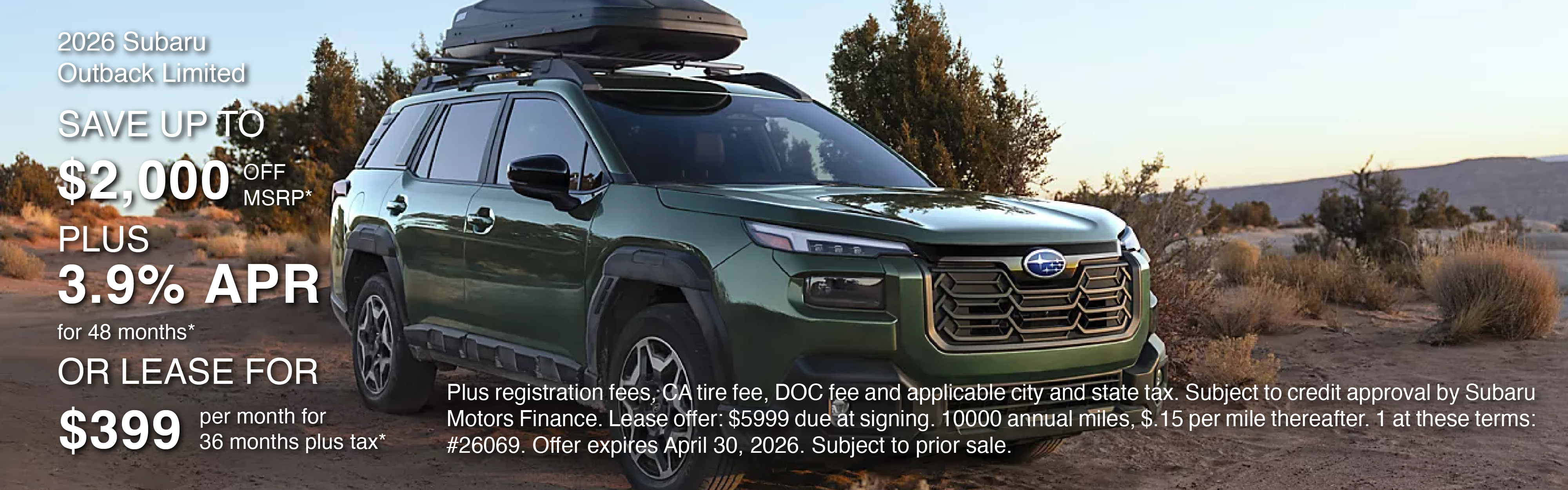 2026 Subaru Outback Limited